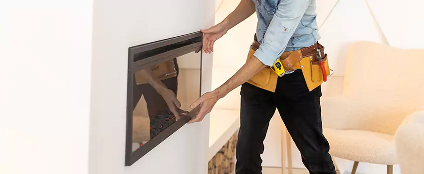 Metal Fireplace Installation in Germantown, Maryland