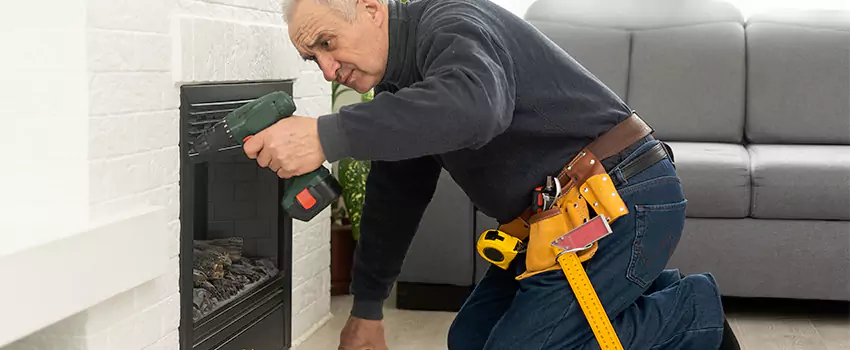 New Indoor Fireplace Installation in Germantown, Maryland
