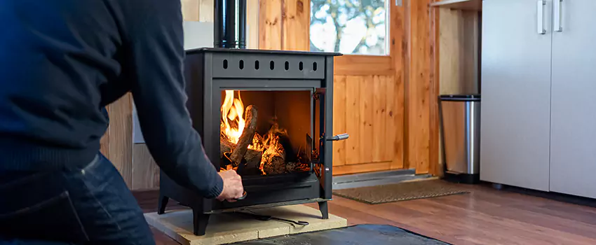 Open Hearth Wood Fireplace Installation in Germantown, MD
