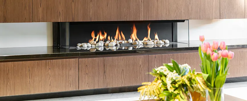Double-height Fireplace Design Refurbishment in Germantown, Maryland